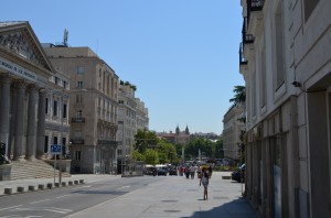 Congressgebäude am Plaza de las Cortez